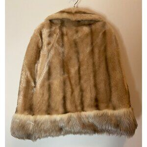 Vintage Regina Glenara Mink Fur Cape Coat Womens